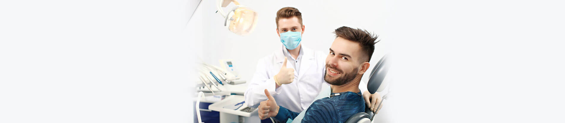 A man with a dentist
